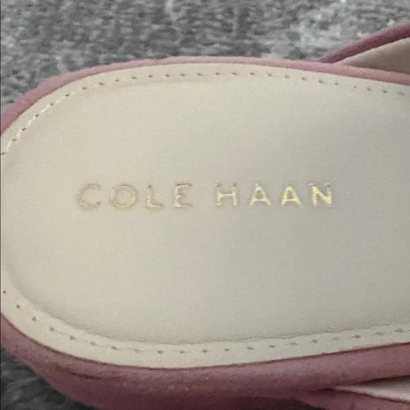 Cole Haan Women's Dusty Rose Suede Mules - Picture 2 of 5